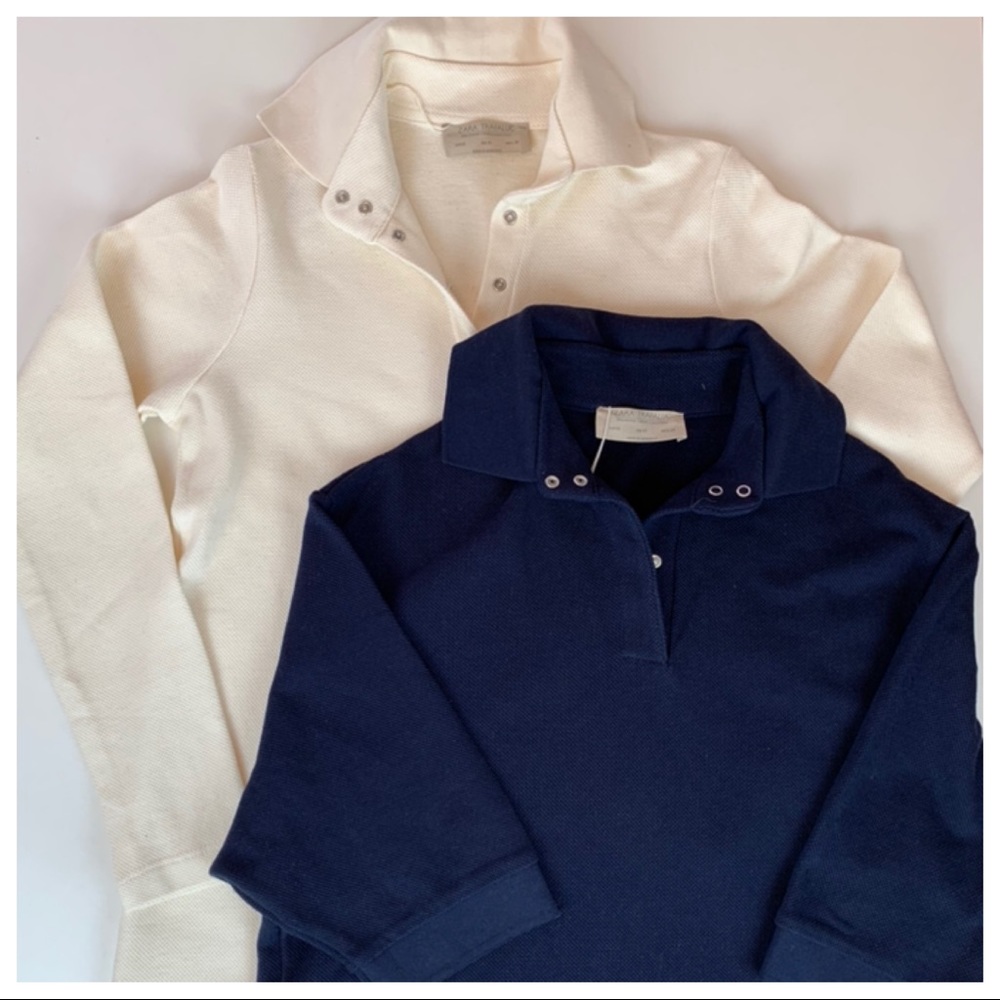 NWT. Zara 100% cotton tunic and polo-shirt.